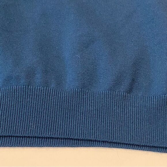 Duluth Trading Co. Merino Wool Blend Pullover Blue Sweater Men's Size Large - Picture 6 of 14